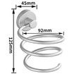 Bathroom Hair Dryer Aluminum Holder Hair Care Tools Holder Wall Mount
