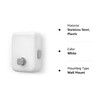 Retractable Clothesline Indoor Outdoor Clothes Line,Heavy Duty Clothes Drying Laundry Line,Wall Mounted Drying Rack Clothing Line,Retracting Hanging,Lock to Prevent Sagging (White)