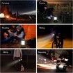 LED Camping Light, Camping Lantern USB Rechargeable Dimmable IP68 Waterproof Camping Torch