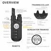 Remote Control Automatic Dog Training Collar 2600ft Bark Collar Waterproof Anti Barking Collar for Dogs.