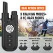 Remote Control Automatic Dog Training Collar 2600ft Bark Collar Waterproof Anti Barking Collar for Dogs.