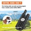 Remote Control Automatic Dog Training Collar 2600ft Bark Collar Waterproof Anti Barking Collar for Dogs.