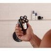 The FlexSeries Electric Head Hair Shaver,Ultimate Mens Cordless Rechargeable Wet/Dry Skull & Bald Head Waterproof Razor with Rotary Blades,Clippers,Nose Trimmer,Brush,Massager