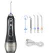 Portable Dental Flosser with 5 Modes, 5 Replaceable Jet Tips, Rechargeable Waterproof Teeth Cleaner for Home and Travel