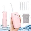 Portable Dental Irrigator, Mini Cordless Oral Irrigator, Water Teeth Cleaner for Travel and Home, Dental Flosser for Teeth, Gums, Braces(1 Pack)