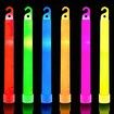 6X Emergency Bright Glow Sticks Camping, Hiking Glow Stick Lights for Parties and Kids Activities Blackout Or Storm Ready Use 1.5x1.5cm