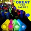 6X Emergency Bright Glow Sticks Camping, Hiking Glow Stick Lights for Parties and Kids Activities Blackout Or Storm Ready Use 1.5x1.5cm