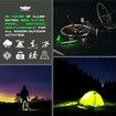 6X Emergency Bright Glow Sticks Camping, Hiking Glow Stick Lights for Parties and Kids Activities Blackout Or Storm Ready Use 1.5x1.5cm