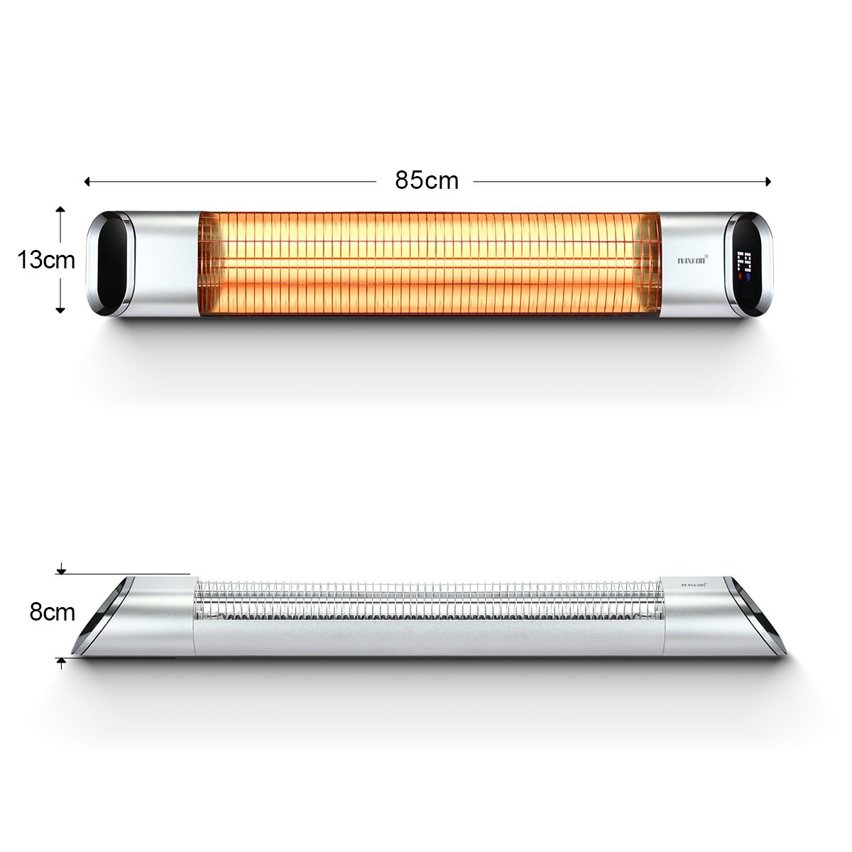 Maxkon 2000W Carbon Fibre Infrared Heater Indoor Outdoor Heater Electric Patio Instant Heater with Remote Control