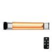 Maxkon 2000W Carbon Fibre Infrared Heater Indoor Outdoor Heater Electric Patio Instant Heater with Remote Control