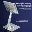 Adjustable Laptop Stand Aluminium Alloy Support Desk Tablet Stand 360 Rotatable Foldable Stand Holder For iPad Macbook