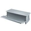 16L Auto Chicken Feeder Poultry Hen Chook Feeding Treadle Food Dispenser Automatic Self Opening Rat Pest Proof Galvanised Steel XL Petscene