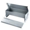 Auto Chicken Feeder Poultry Chook Food Feeding Automatic Treadle Dispenser Rat Water Proof Galvanised Steel Self Opening Coop 9L Petscene