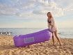 Inflatable Lounger Air Sofa Hammock Portable No Pump Require Couch for Backyard Beach Traveling Camping Picnics Festivals Camping Compression Sacks