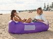 Inflatable Lounger Air Sofa Hammock Portable No Pump Require Couch for Backyard Beach Traveling Camping Picnics Festivals Camping Compression Sacks