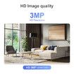 3MP 2K Camera with E27 Socket, Wireless PTZ Security Camera, Auto Motion Tracking, Two-Way Audio, Night Vision, Tuya 360 Degree Panoramic WiFi IP Camera