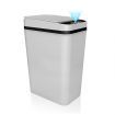 Bathroom Touchless Trash Can 2.2 Gallon Smart Automatic Motion Sensor Rubbish Can with Lid Electric Waterproof Narrow Small Garbage Bin (Grey)