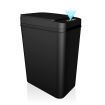 Bathroom Touchless Trash Can 2.2 Gallon Smart Automatic Motion Sensor Rubbish Can with Lid Electric Waterproof Narrow Small Garbage Bin (Black)