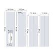 Portable Air conditioner Window Kit Adjustable 67-220cm Vertical/Horizontal Sliding Window Seal Kit Plate for AC Unit Suitable for 130/150mm hose