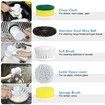 Electric Spin Scrubber Electric Cleaning Brush Cordless Power Scrubber with 5 Replaceable Brush Heads Handheld Power Shower Scrubber for Bathtub,Floor,Wall,Tile,Toilet,Window,Sink