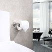 Toilet Paper Holder SUS304 Stainless Steel,Modern Round Tissue Roll Holders Wall Mount,Toilet Paper Roll Dispenser Bathroom 5 inch TP Holder
