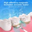 Electric Tooth Cleaner, Dental Calculus Remover,Tooth Scraper Teeth Cleaning Kit with 3 Cleaning Heads, 5 Modes, Oral Mirror, White