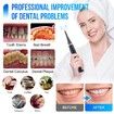 Electric Tooth Cleaner, Dental Calculus Remover,Tooth Scraper Teeth Cleaning Kit with 3 Cleaning Heads, 5 Modes, Oral Mirror, Black