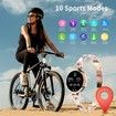 Smart Watch for Women, Fashion Fitness Tracker for Women IP67 Waterproof, Rose Gold