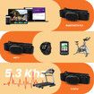 Rechargeable Heart Rate Monitor Chest Strap Bluetooth Waterproof HR Sensor for Polar Wahoo Peloton Yoga