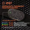 Rechargeable Heart Rate Monitor Chest Strap Bluetooth Waterproof HR Sensor for Polar Wahoo Peloton Yoga