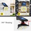 Solar Light Outdoor 54 COB LED Motion Sensor Light, 2400mah Wide Angle Illumination, 3 Modes Wireless Security Wall Lighting