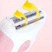 USB Rechargeable Shaver for Women for Long-Lasting Hair Removal, Convenient and clean Pink