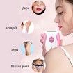 USB Rechargeable Shaver for Women for Long-Lasting Hair Removal, Convenient and clean Pink