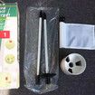 Golf Flagstick Mini, Putting Red Flag with White Number for Yard, 1 Pack