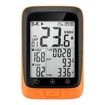 Bike Computer GPS Wireless ANT+ Cycling Computer GPS with Bluetooth with Speedometer with Auto Backlight IP67-Orange