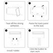 Wall Mounted UV Toothbrush Holder 5 SlotFan Drying Drill-Free Rechargeable Toothbrush Holder for Family Use-Black