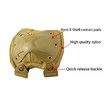 Knee Pads Army Wargame Battle Elbow Pads Protective Equipment Kneepads Outdoor sports Accessories Color Camouflage Khaki
