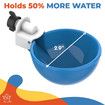 Auto Waterer Cups 5PCS Chicken Feeder Drinker Automatic Chook Hen Poultry Coop Drinking Dispenser Kit Farm Livestock Hydration