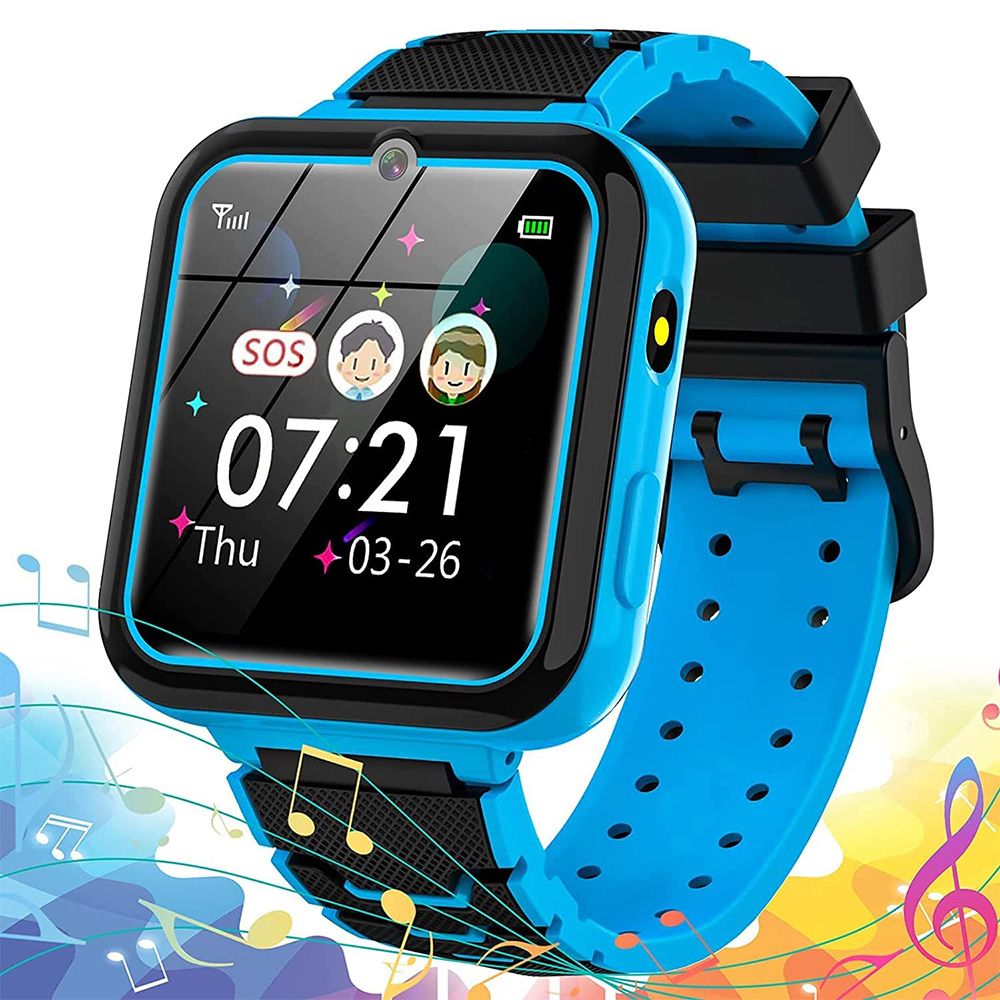 Kids Smart Watch which is compatible for 2G Net Work Girls Phone Camera Selfie SOS Calling Smartwatch for Kids Waterproof IPX5 Games Touch Screen Alarm For 3-12 Years Old Boys and Girls