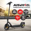 Off Road E-scooter Electric Scooter AUSWHEEL 500W Adults Foldable Motorised Bike Commuting Vehicle Seat Drum Brake LED Lights