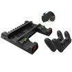 PS4 Cooling Fan Station for Playstation 4/PS4 Slim/PS4 Pro, PS4 Pro Vertical Stand with Dual Controller EXT Charger Port Dock Station