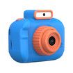 Children's Camera High-definition 4000W Front Rear Dual-camera 2 Inch 1080P HD IPS Screen Digital Kids Camera Photography Toys Color Blue