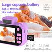 Children's Camera High-definition 4000W Front Rear Dual-camera 2 Inch 1080P HD IPS Screen Digital Kids Camera Photography Toys Color Blue