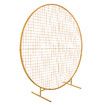 Round Backdrop Stand Arch Mesh Hoop Wedding Photo Party Metal Frame Circle Balloon Flower Decoration Holder 2M Gold