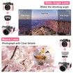 Digital Camera,4K 48MP Vlogging Camera 16X Digital Zoom Manual Focus Rechargeable Students Compact Camera,32G Micro Card and 2 Batteries (Pink)