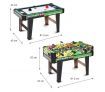 4-in-1 Games Table- Air Hockey / Pool / Foosball / Table Soccer