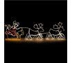 2.4m Giant Santa Sleigh with 2 Deer