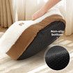 Heated Dog Cat Bed Pet Puppy Kitten Heater Washable Calming Heating Warmer Indoor Warming Comforting Nest 41x41x16cm