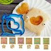 37 Pcs Sandwich Cutter, Sealer Kids DIY Lunch Box Accessories Vegetable Fruit Cookie Cutters with Food Picks Brush