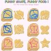 32 PCS Sandwich Bread Cutters Set for Kids,Metal Cookie Cutter Set, Food Grade Pick Forks,Christmas Star Vegetable Fruit Molds for Kids Box Lunch